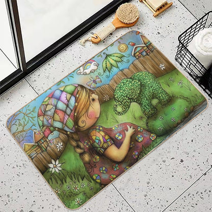Theres An Elephant in My Garden  Odorless Bath Mat