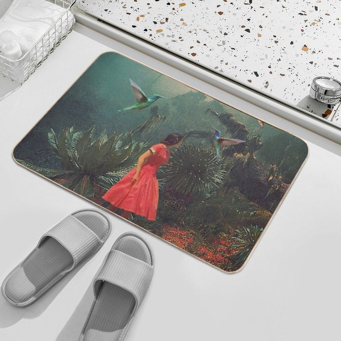 20 Seconds before The Rain  Odorless Bath Mat