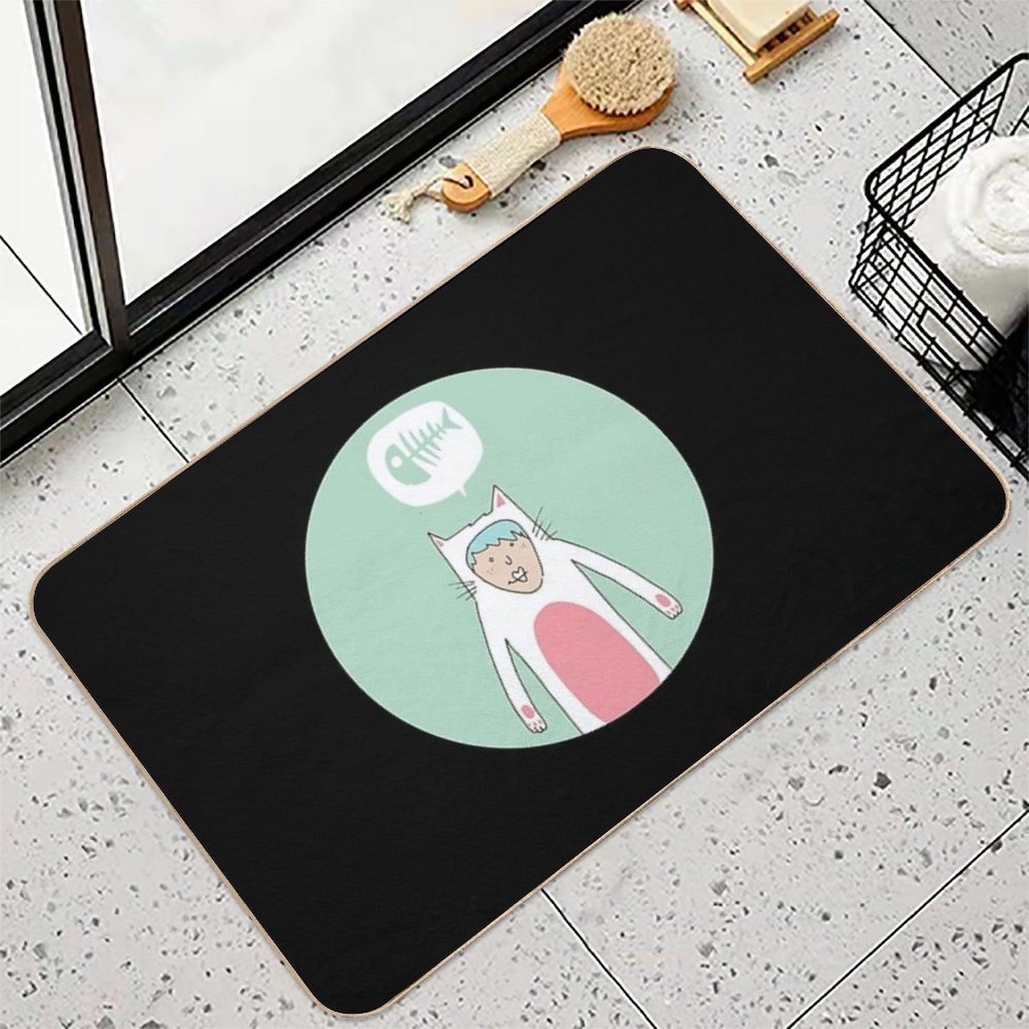 The Cat Costume  Versatile Bath Mat