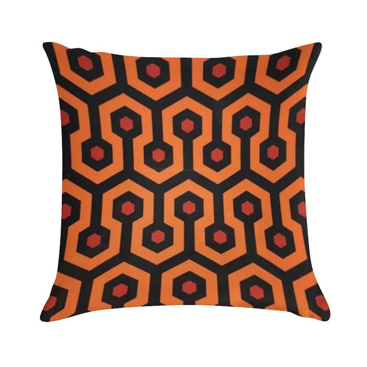 All Over Shining Carpet Pattern Soft Durable Construction Throw Pillow
