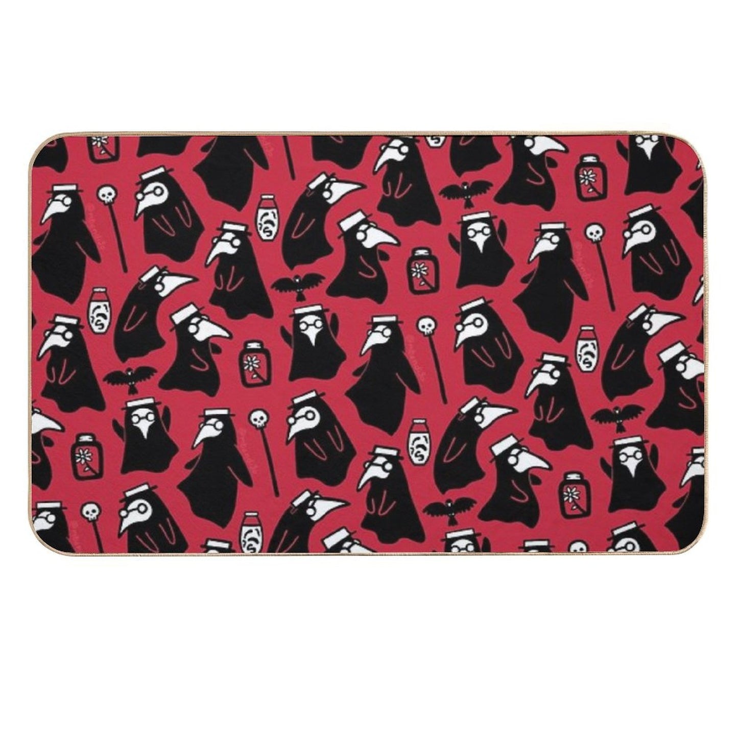 Plague Doctors  Toxin-Free Bath Mat