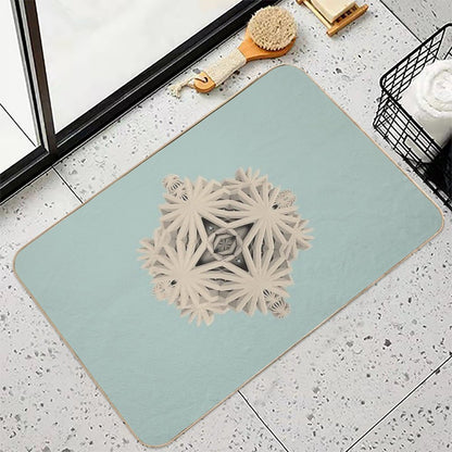 Ancient Calaabachti Filigrane  Toxin-Free Bath Mat