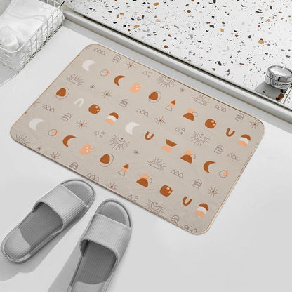 Boho Llama  Pet-Safe Bath Mat