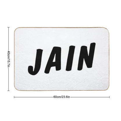 Jain Singer French - Black Version  Pet-Safe Bath Mat