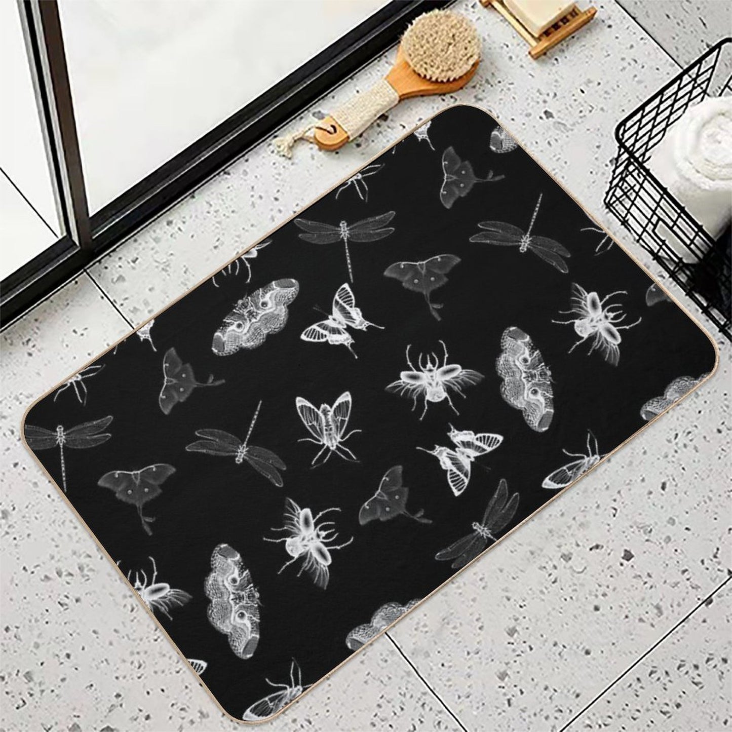Entomologist Nightmares  Rapid-Drying Bath Mat