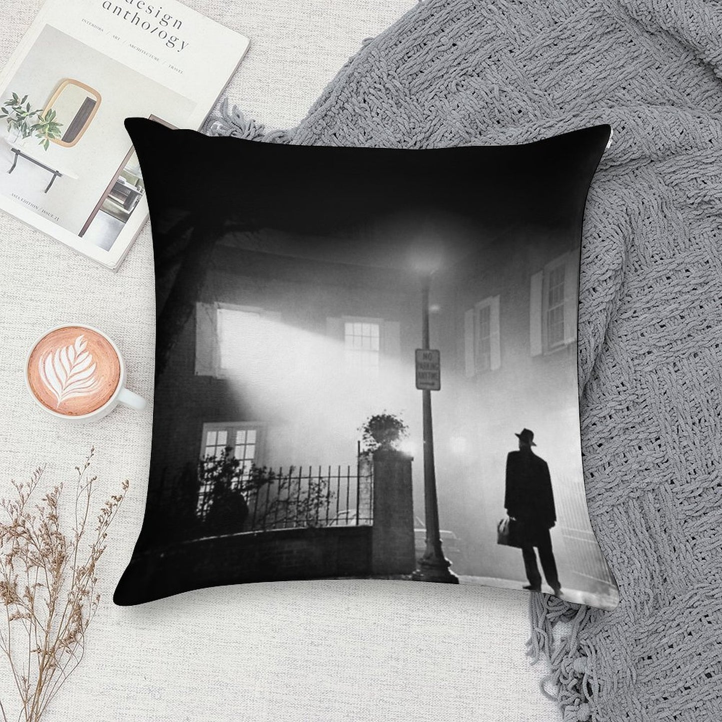The Exorcist Soft Anti-Pilling Throw Pillow