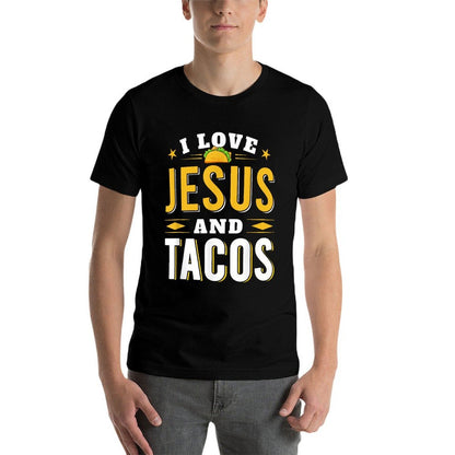 I Love Jesus And Tacos Christian Quote Mexican Food Quotes  Relaxed-fit T-Shirt