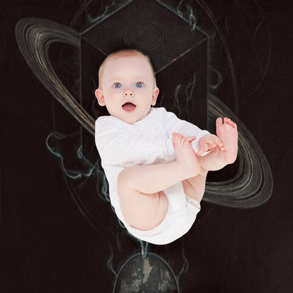 The Saturn Matrix Escape The Cube Lightweight Throw Blanket