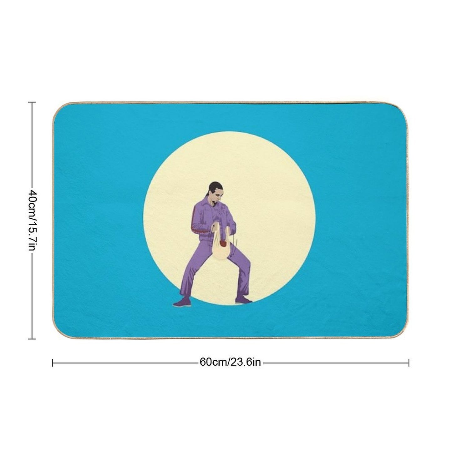 Jesus The Big Lebowski  Easy Maintenance Bath Mat