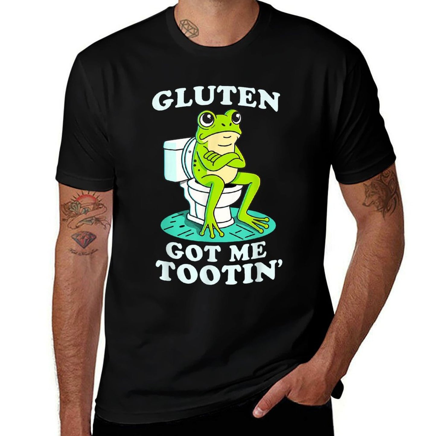 Gluten Free Gluten Got Me Tootin Gluten Intolerant  Quick-drying T-Shirt