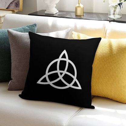Charmed Soft Short Plush Fabric Throw Pillow