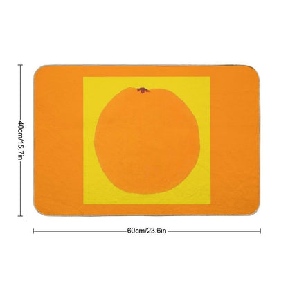 ORANGE  Fun Art~Design  Multi-Purpose Bath Mat