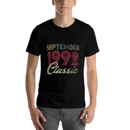 Classic September 1992 Bday Men Women Gifts 30th Birthday  Soft T-Shirt
