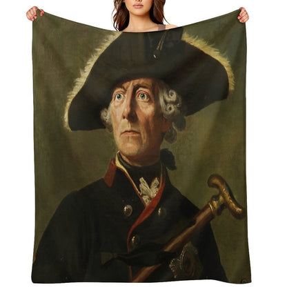 Friedrich II. Der Große Von Preußen Eco-conscious Throw Blanket