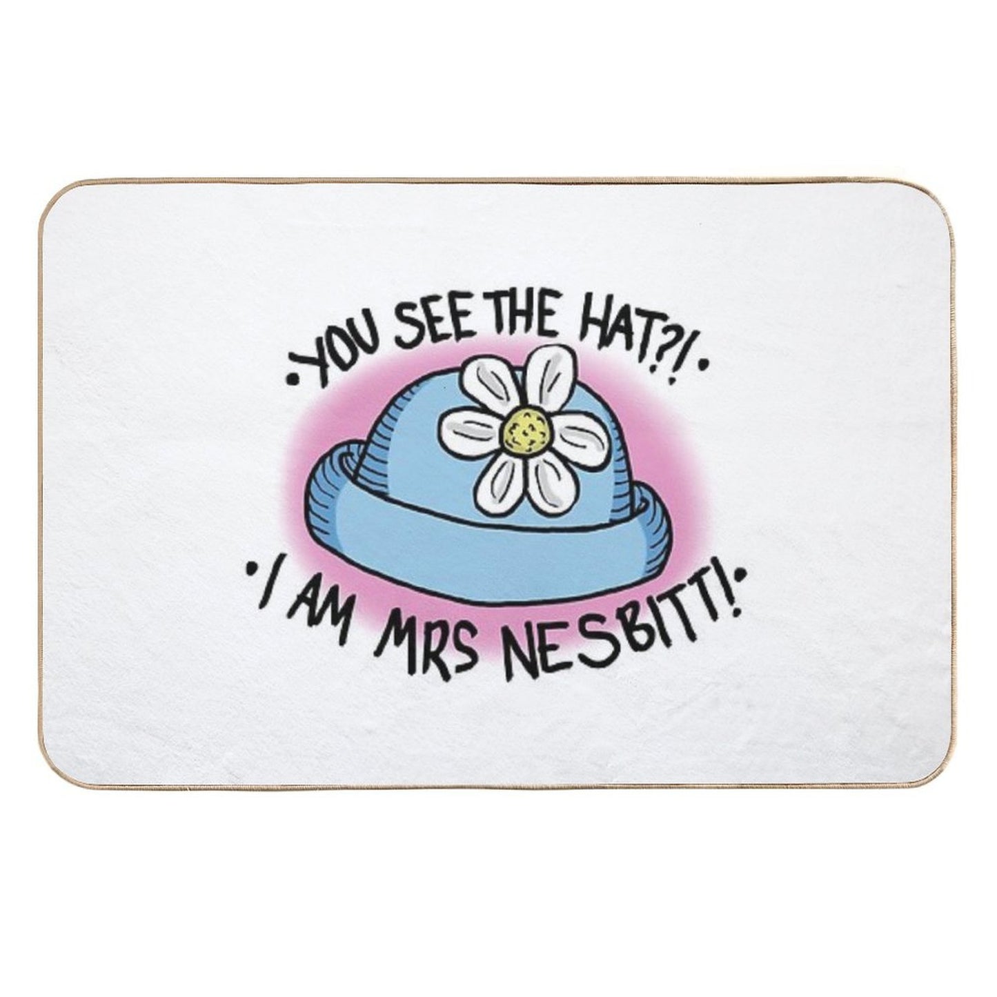 You See The Hat!  Non-Slip Bath Mat