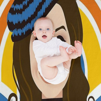 Mary Eco-conscious Throw Blanket