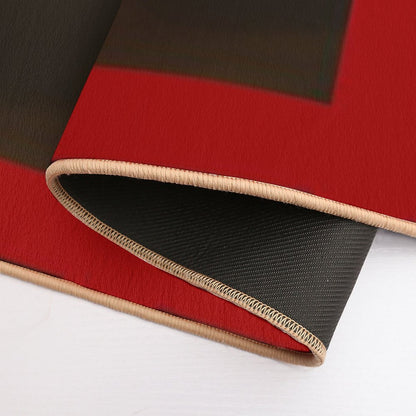 Black Pearl (Red)  Slip-Resistant Bath Mat