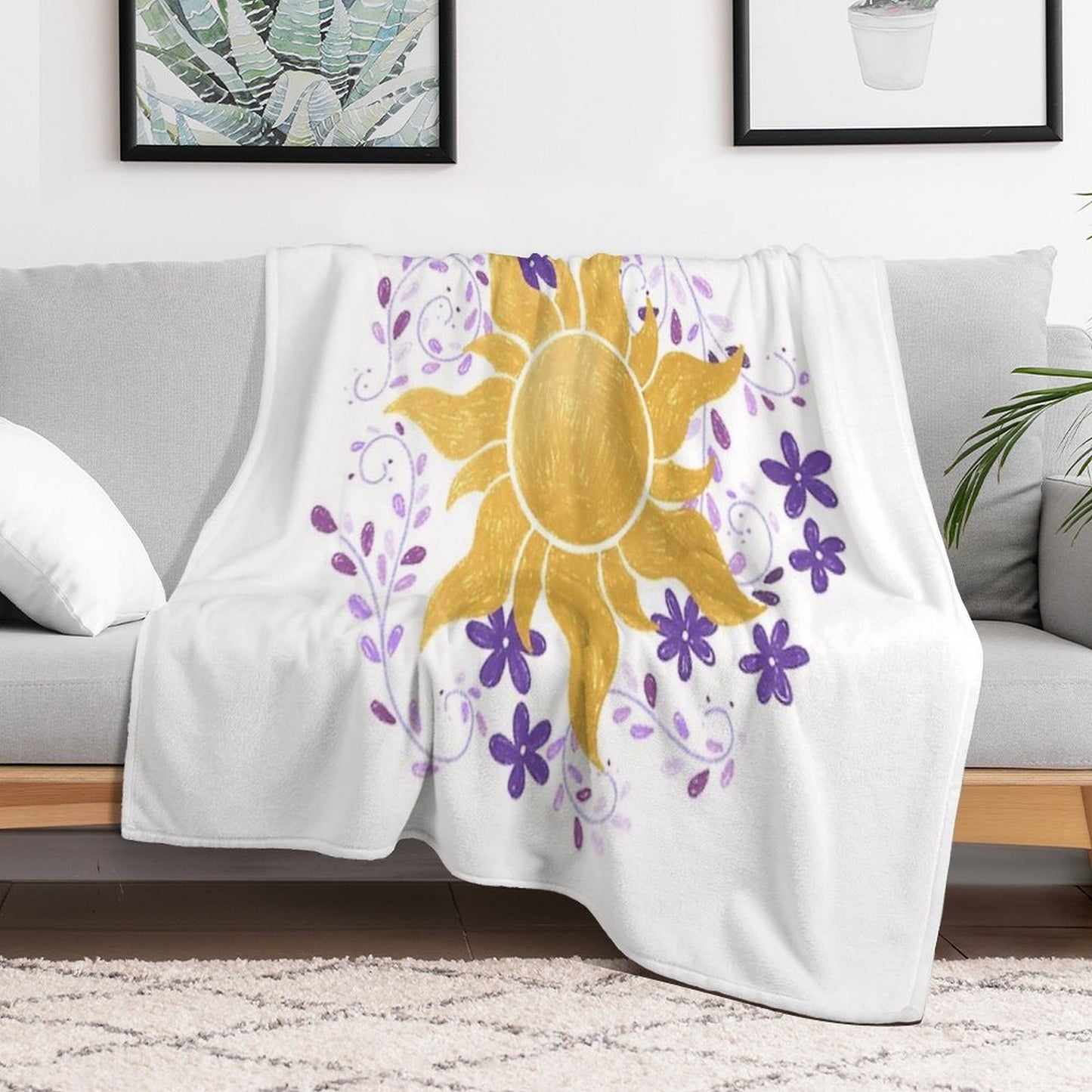 Sun Princess Compact Throw Blanket