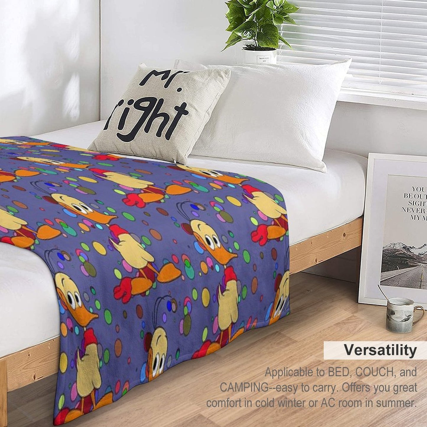 Alfred J. Quack Velvety-soft Throw Blanket