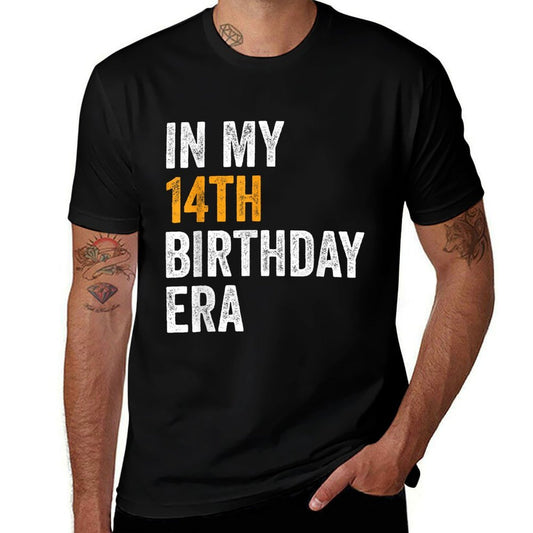 14th Bday 14 Year Old Girln Boy In My 14th Birthday Era  Stretchy T-Shirt