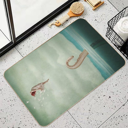 Uncontained  Slip-Resistant Bath Mat