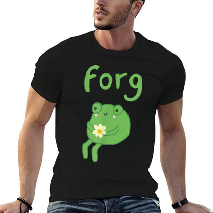 Frog Cake Meme Cute Aesthetic Forg  Relaxed-fit T-Shirt