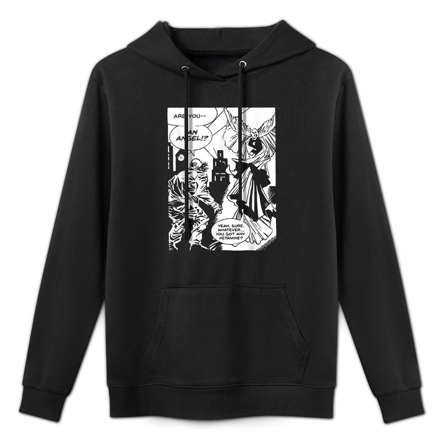 Meme Ketamine Horse Ketamine Angel Breathable Fabric Hoodie