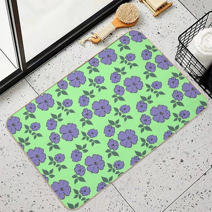 Lilacs Party  Slip-Resistant Bath Mat