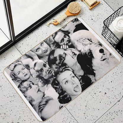 Carole Collage  Easy Maintenance Bath Mat