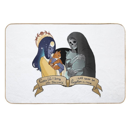Life & Death  Repositionable Bath Mat