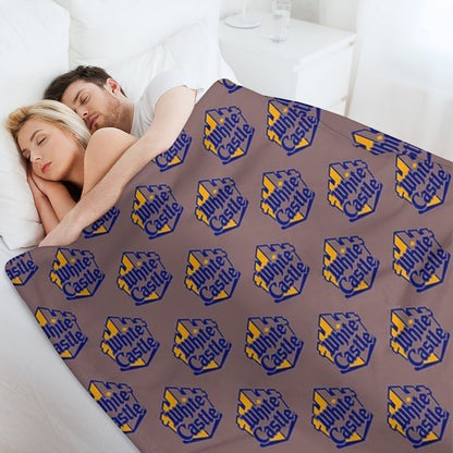 White Castle Logo Lightweight Throw Blanket