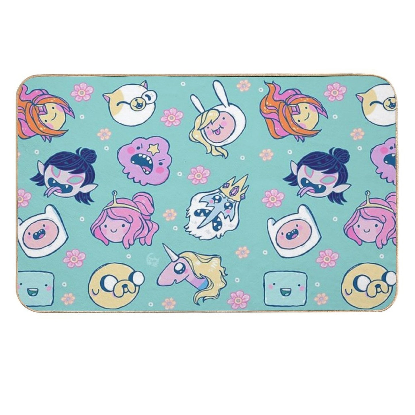 Adventure Time Friends 1  Easy To Clean Bath Mat