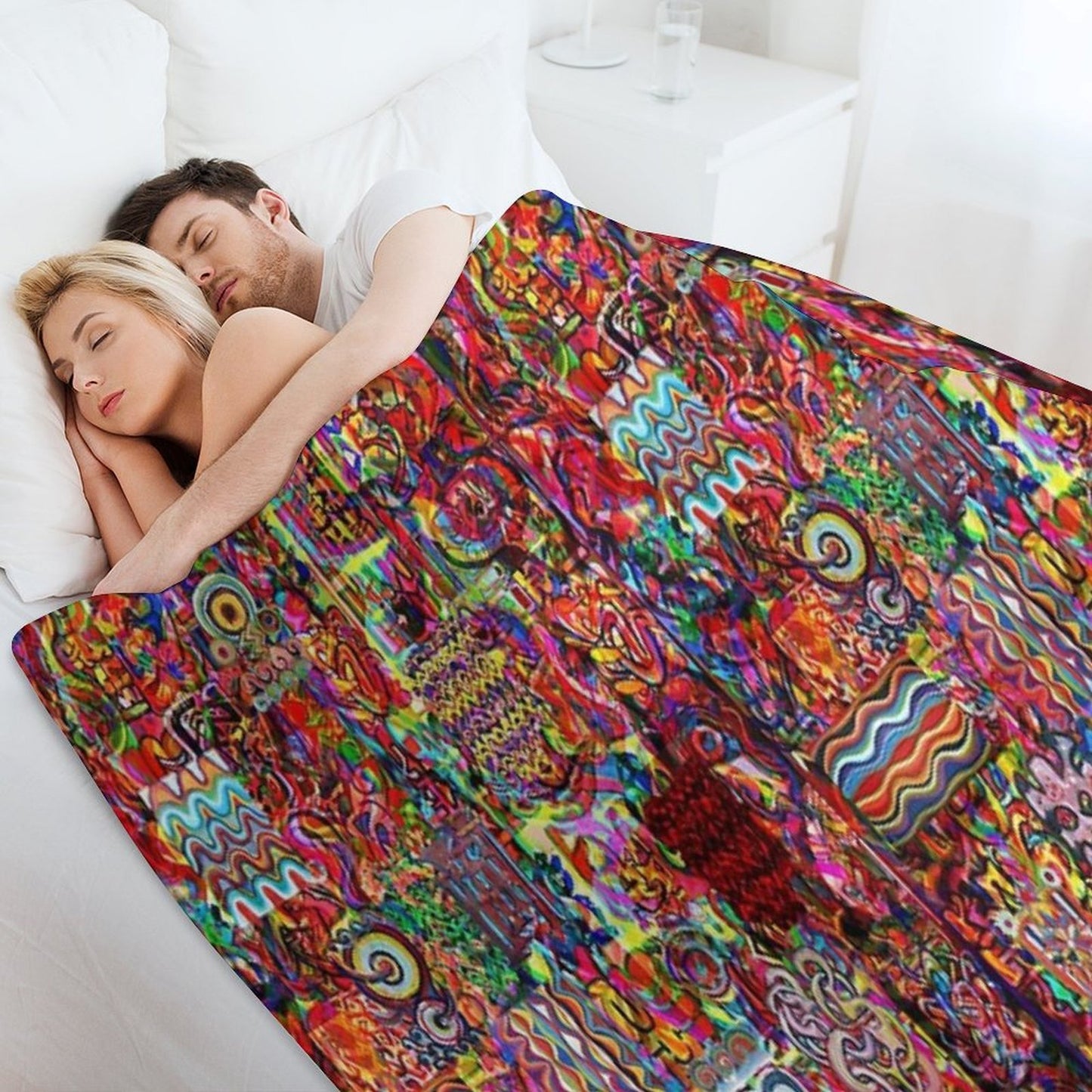 Pop Abstract Gift-ready Throw Blanket