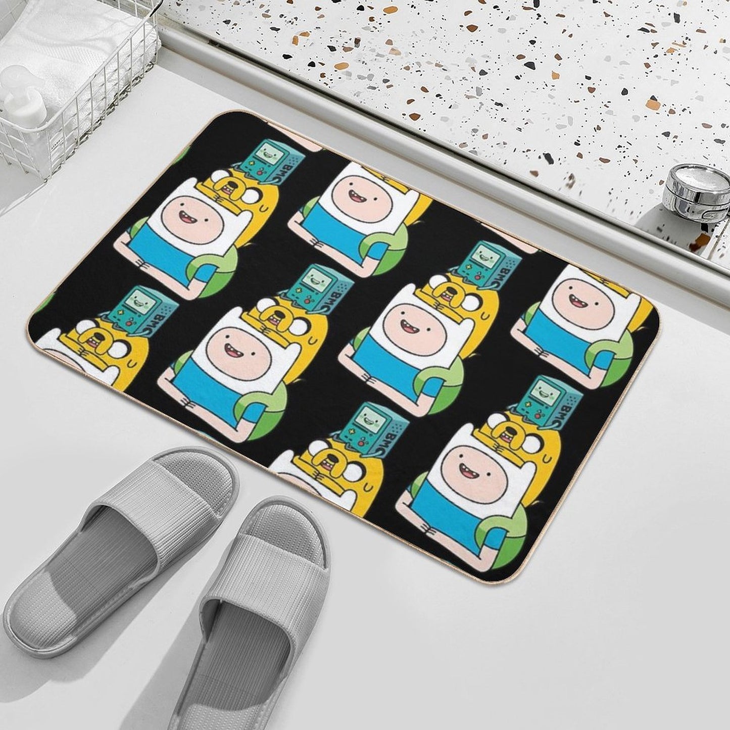 Finn Jake BMO  Slip-Resistant Bath Mat
