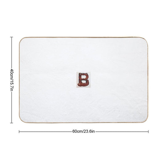 Animal Alphabet - B  Long-Lasting Bath Mat