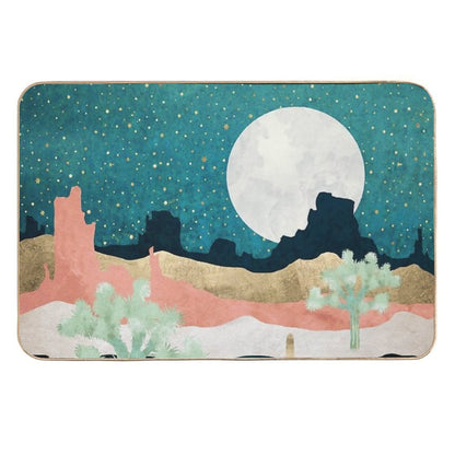 Desert Moon Vista  Odorless Bath Mat
