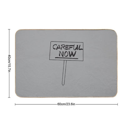 Careful Now  High-Traffic Bath Mat