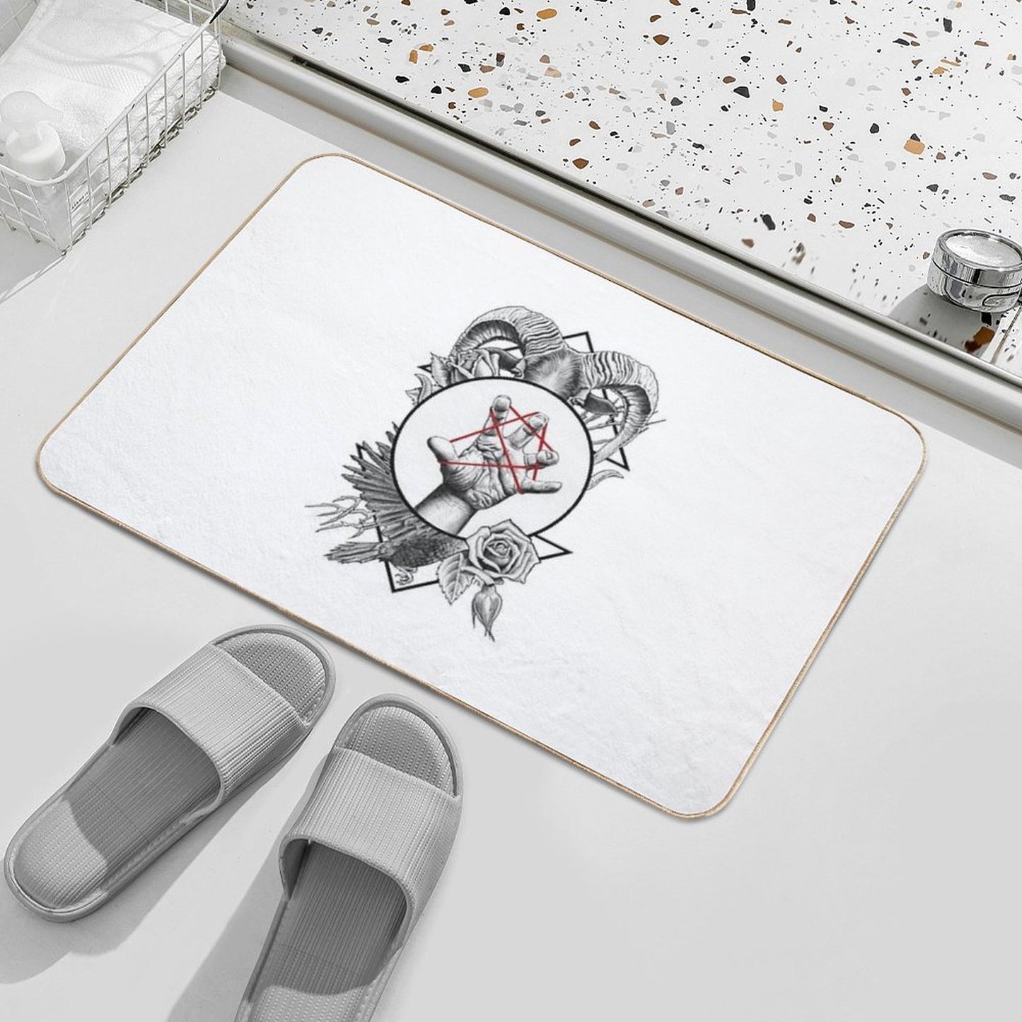 CASTING - BW  Dirt-Trapping Bath Mat