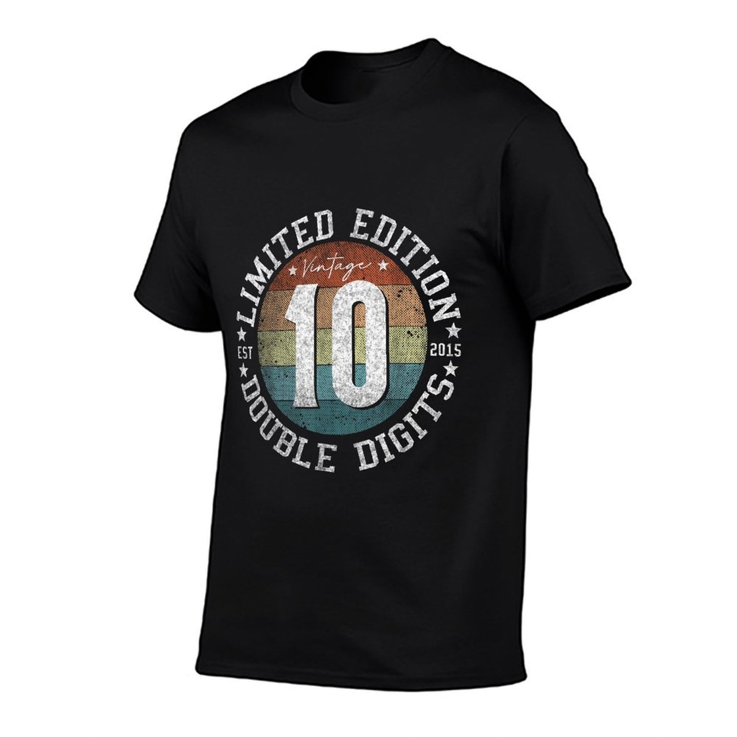 Official Double Digits 2015 10 Year Old Gifts 10th Birthday Comfortable T-Shirt