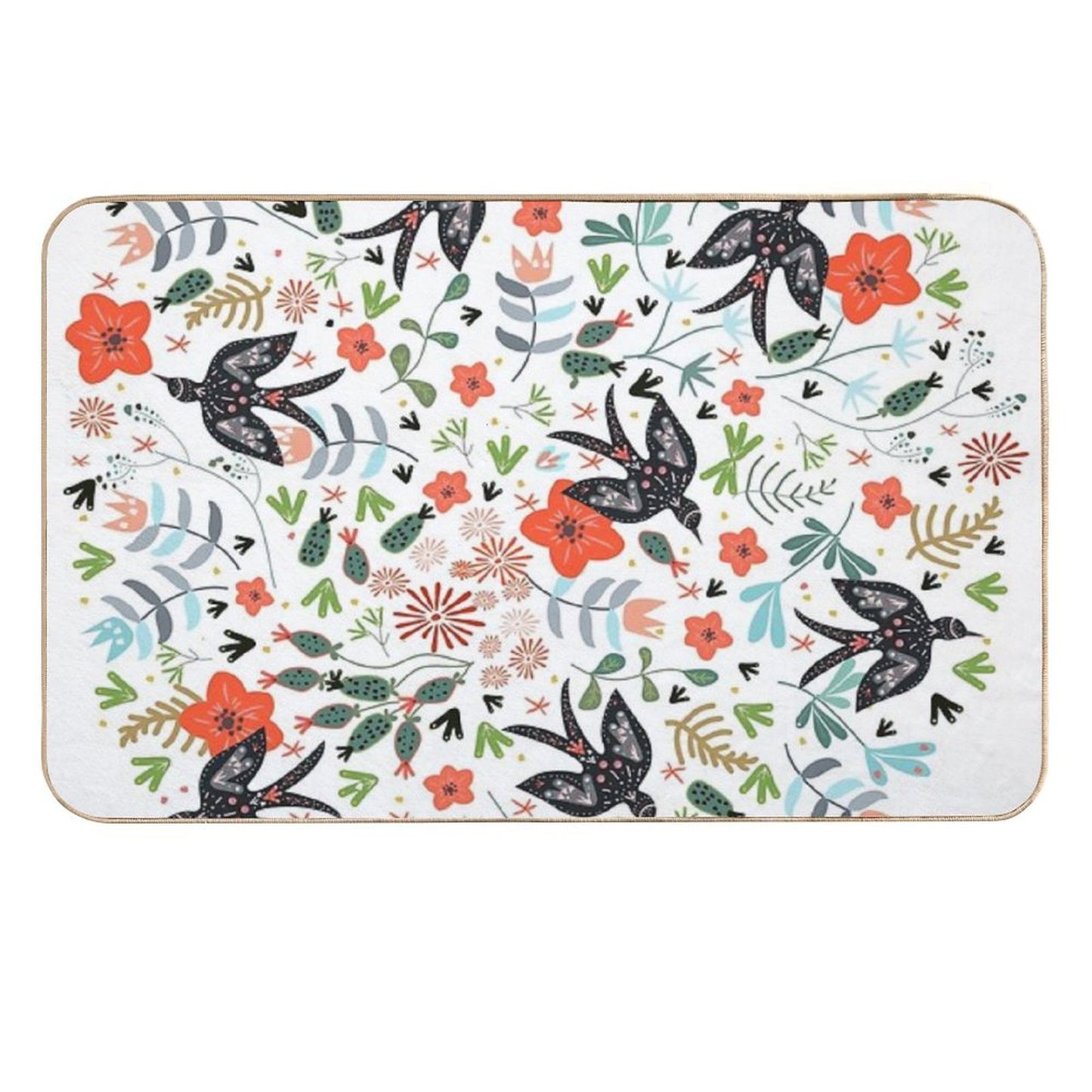 Around The Garden  Easy Maintenance Bath Mat