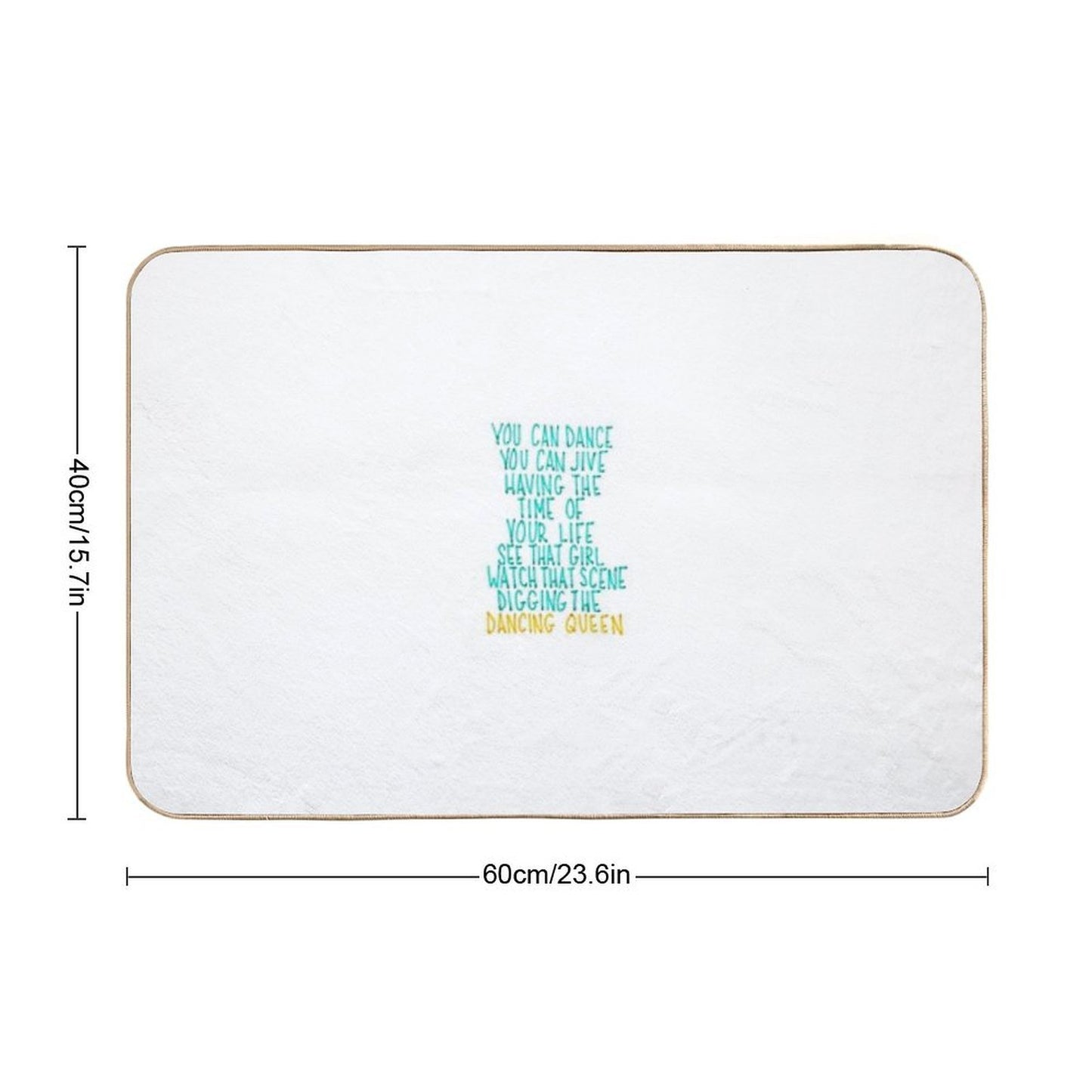 You Can Dance, You Can Jive  Eco-Friendly Bath Mat