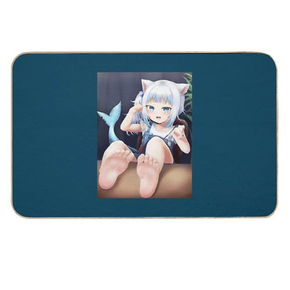 Gawr Gura  Rapid-Drying Bath Mat
