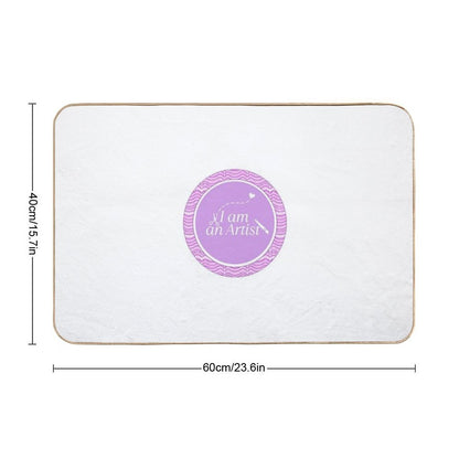 I Am An Artist  Pet-Safe Bath Mat