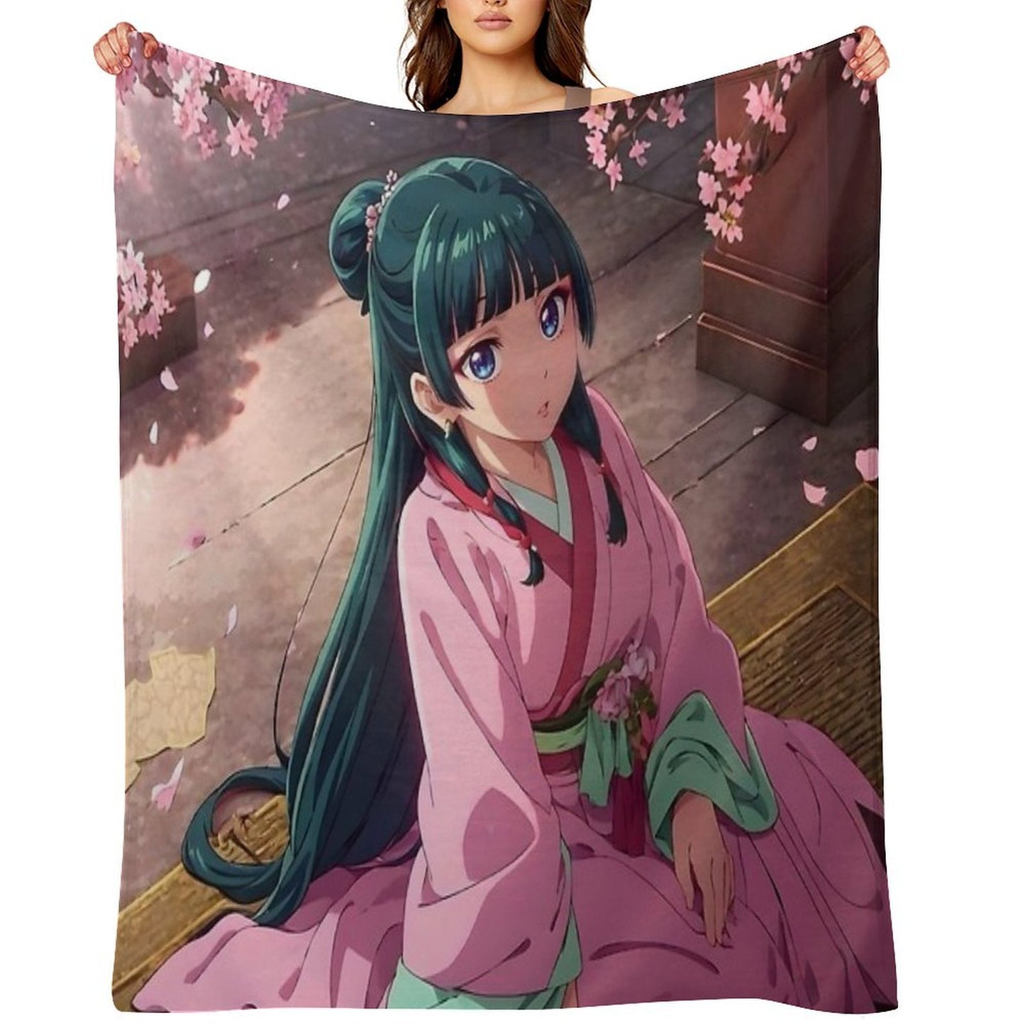 Majestic Maomao  (The Apothecary Diaries) Machine-washable Throw Blanket