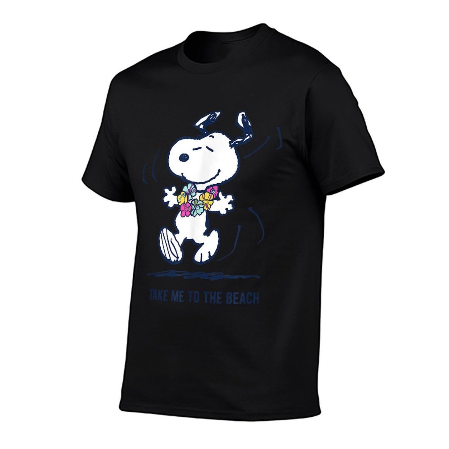 Peanuts Snoopy Take Me To The Beach  Heathered Texture T-Shirt