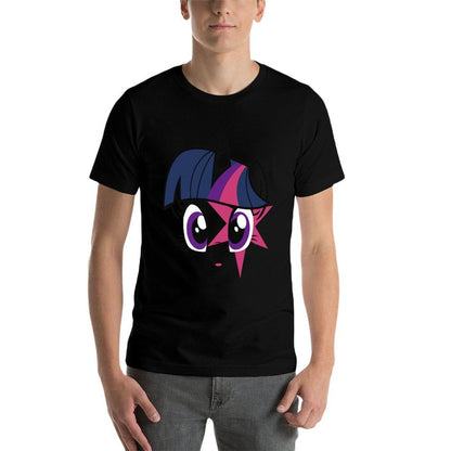 Kids My Little Pony Friendship Is Magic Twilight Sparkle Face Premium  Graphic-printed T-Shirt