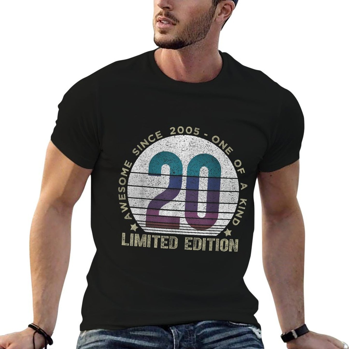 20 Year Old Gifts Vintage 2005 Limited Edition 20th Birthday  Versatile T-Shirt