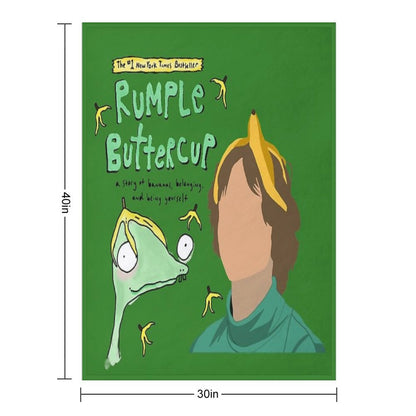 Matthew Gray Gubler (Rumple Buttercup) Plush Throw Blanket