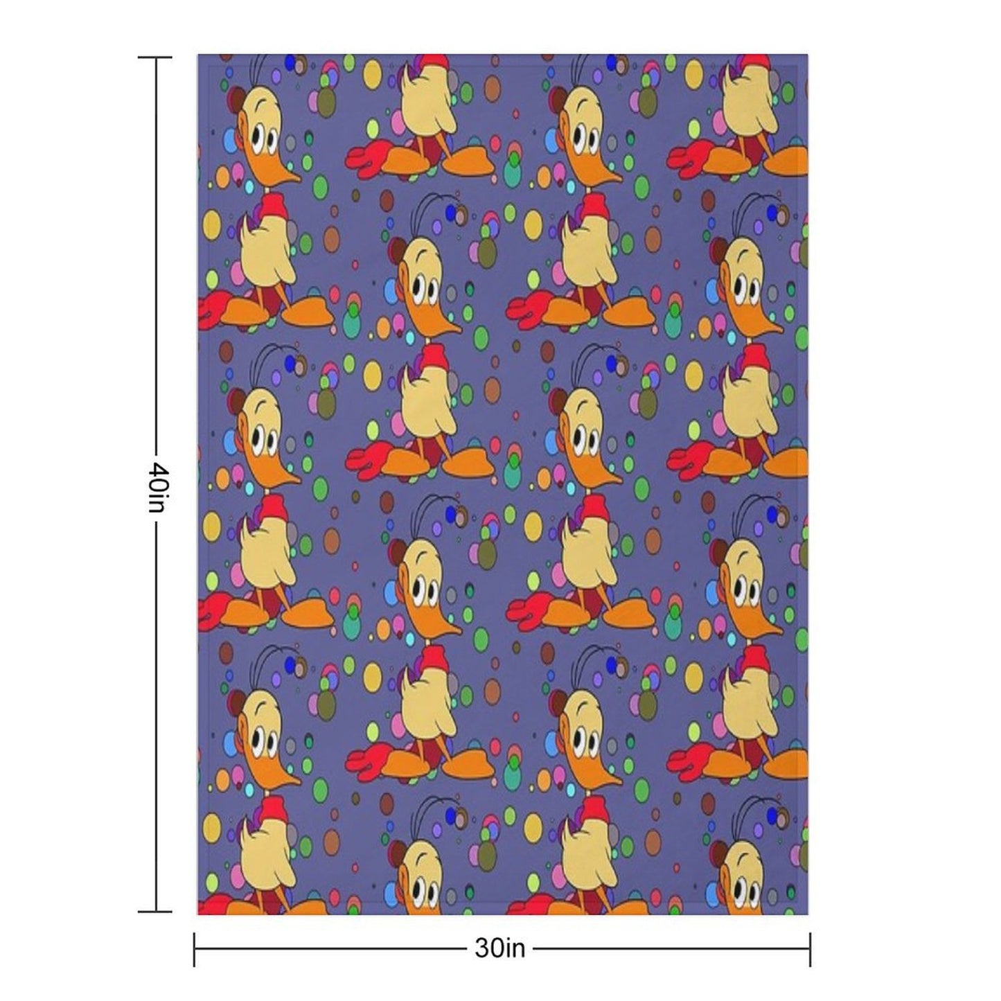 Alfred J. Quack Velvety-soft Throw Blanket