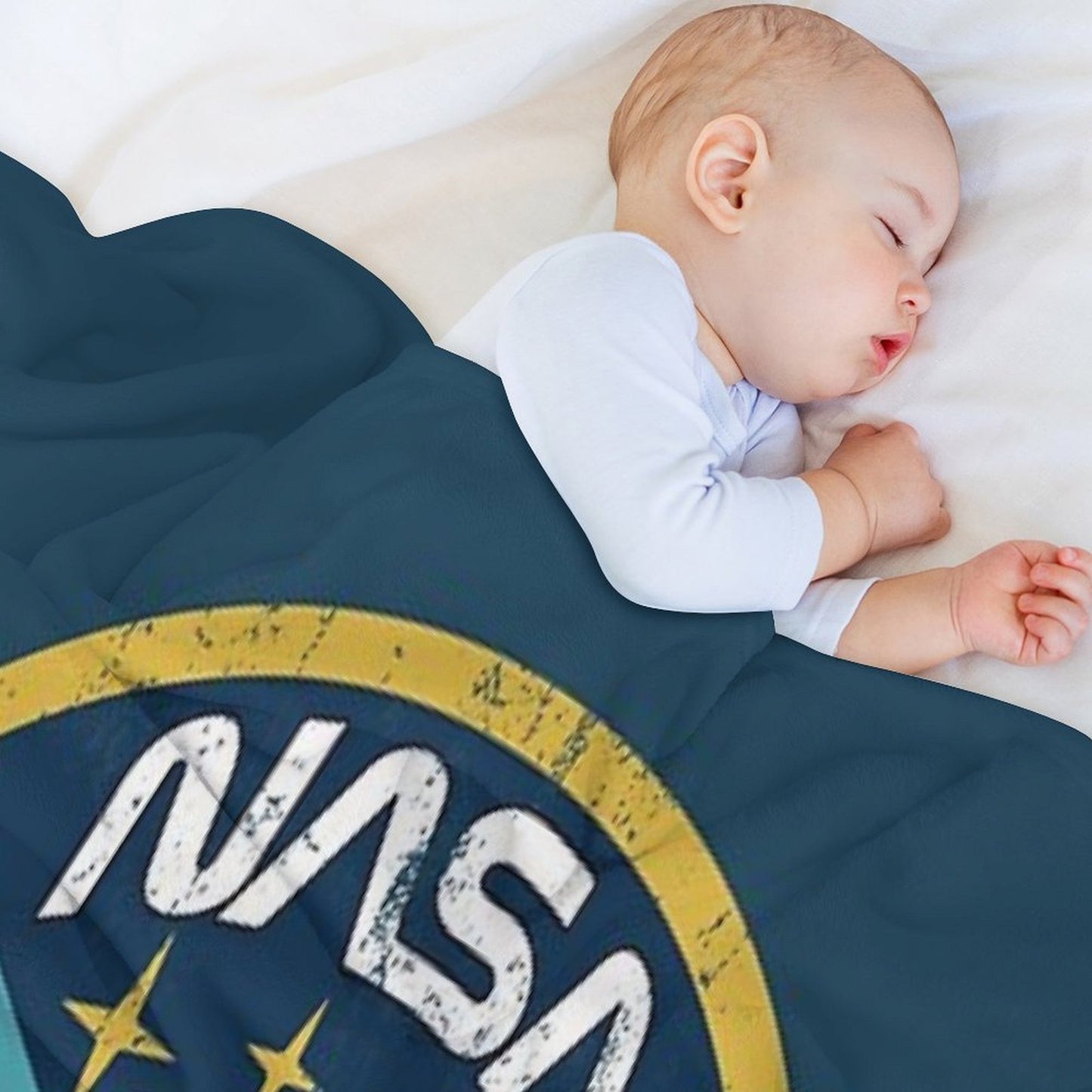 NASA Vintage Emblem All-season Throw Blanket